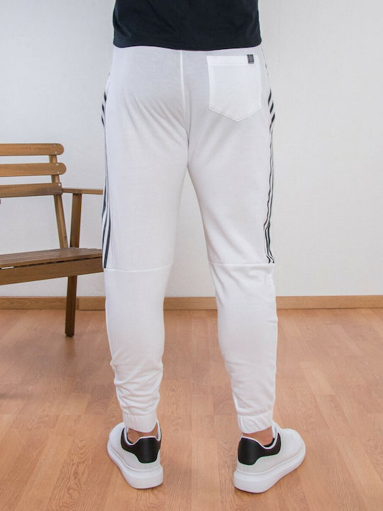 Mrt Martini Men's Sweatpants with Rubber White Q