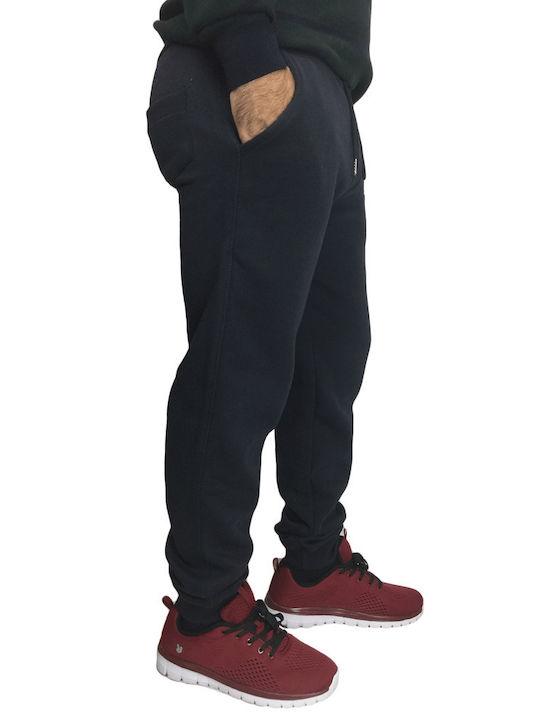 Marcus Men's Sweatpants with Rubber Navy Blue