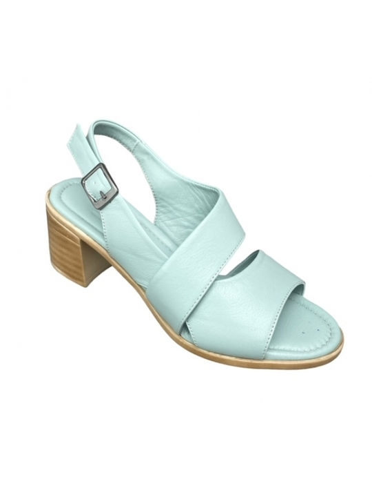 Smart Steps Leather Women's Sandals Turquoise