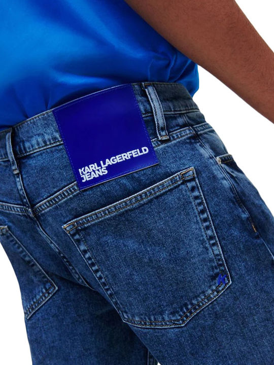 Men's Jeans Pants with Regular Tapered Fit Blue
