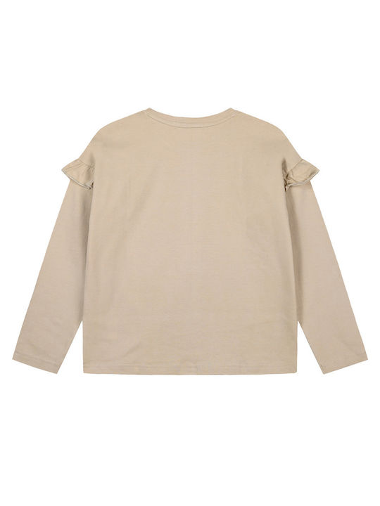 Energiers Kids Blouse Long Sleeve Beige