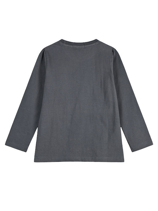 Energiers Kids Blouse Long Sleeve Gray