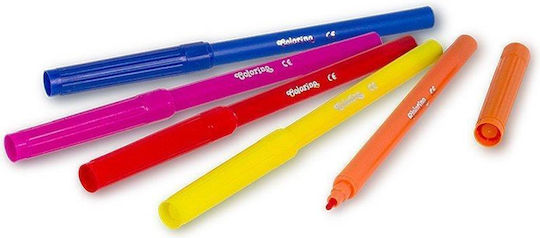 Colorino Kids Μαρκαδόροι Ζωγραφικής 2mm Λεπτοί Σετ 12 χρώματα