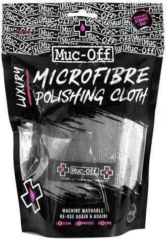 Muc-Off Microfiber Cleaning / Polishing Cloth for Car Body 400gsm Grey 40x40cm