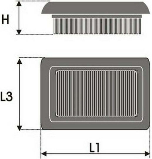 Green Filter Freeflow Air Filter Open Type for Audi A4