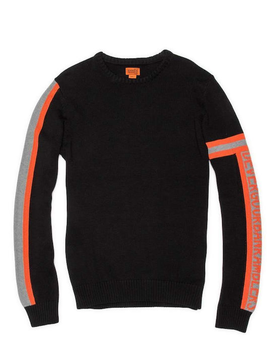 Devergo Men's Long Sleeve Sweater Black