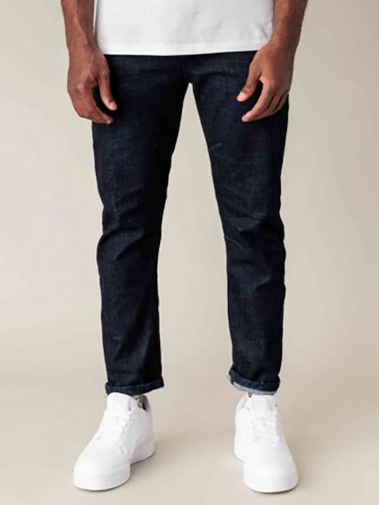 Pantalon De Blugi Pentru Bărbați Elastic Regular Straight Fit Albastru Marin