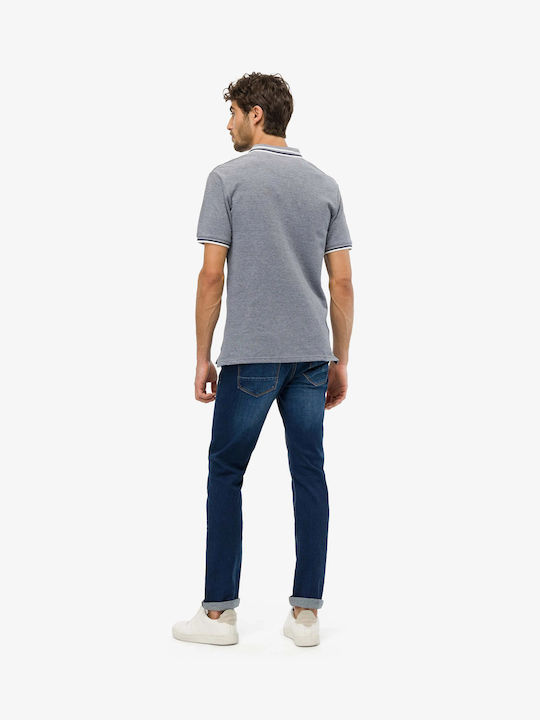 Men's Jeans Pants with Regular Straight Fit Navy Blue