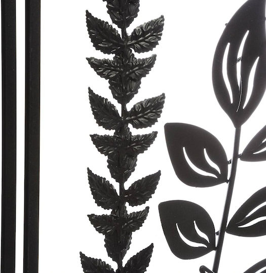 Decorative Silhouette Black Made of Metal 40.5x6x40.5cm
