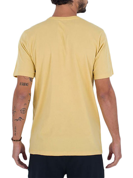 Hurley EVERYDAY Men's Short Sleeve T-shirt Yellow