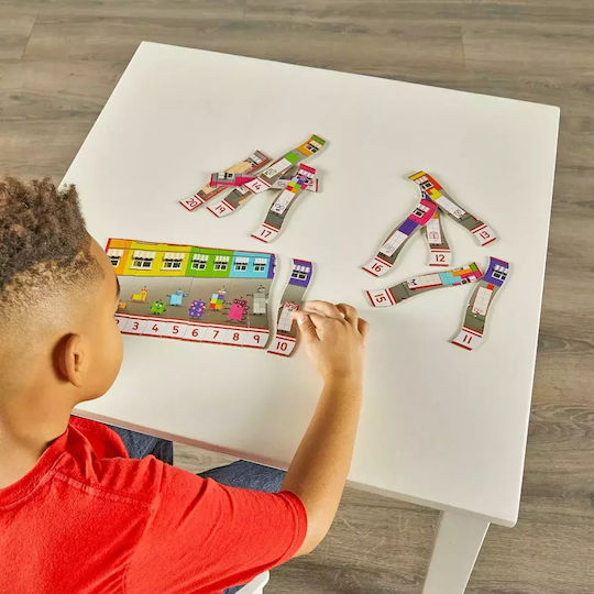 Learning Resources Numberblocks Αριθμοκυβάκια Παζλ Αλληλουχίας Αριθμών Εκπαιδευτικό Παιχνίδι Γνώσεων για 3+ Ετών