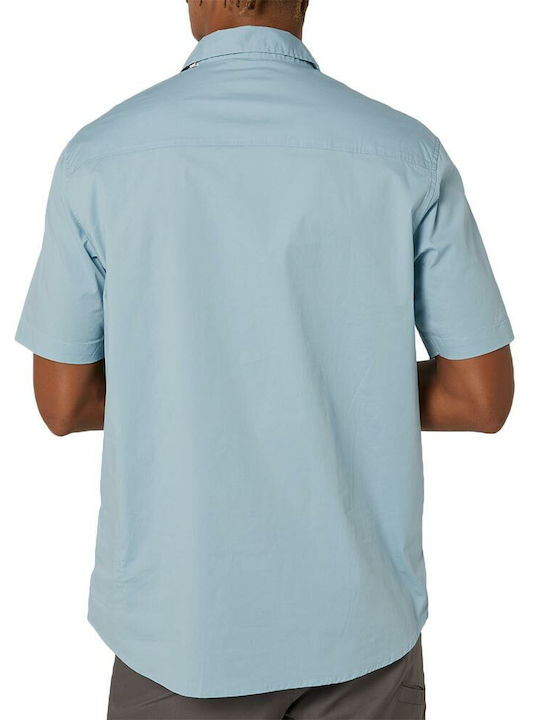 Globe Men's Shirt Short Sleeve Light Blue