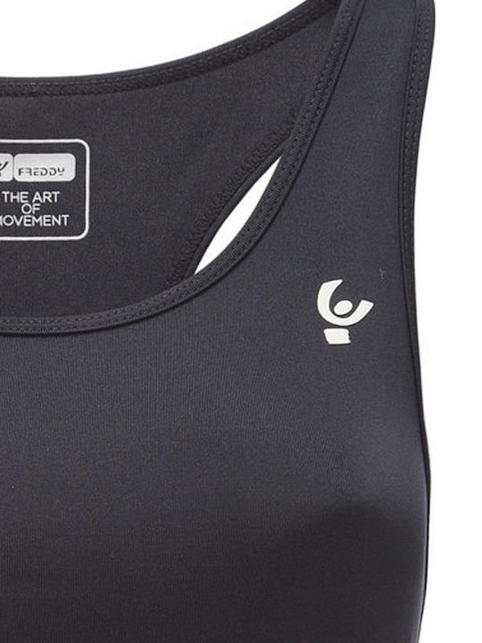 Femei Atletic Sutien sport Negru cu Căptușeală detașabilă