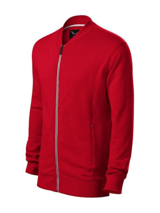 M Geci Barbat Bomber Culoare Full Face Roșu