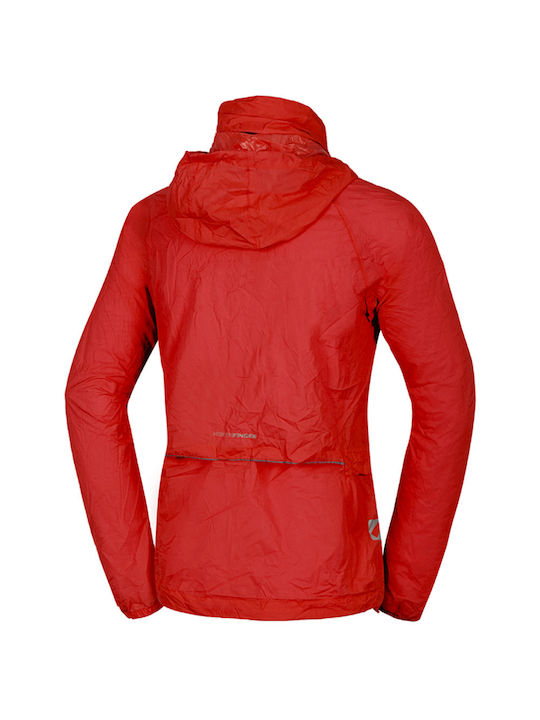 Northfinder Herren Winter Jacke Lässig Wasserdicht Rot