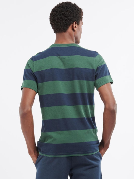 Barbour T-shirt Bărbătesc cu Mânecă Scurtă Verde