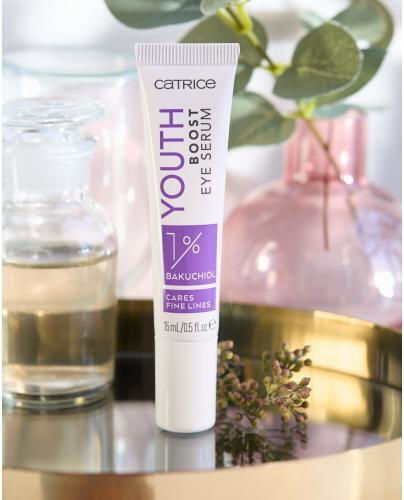 Catrice Cosmetics Serum Anti-Îmbătrânire pentru Ochi Youth Boost cu Bakuchiol și Vitamina E pentru Tonifiere 15ml