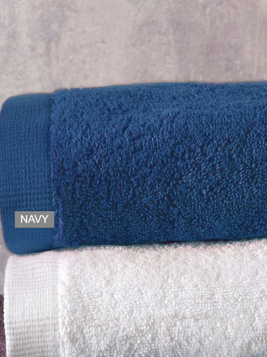 Kentia Hand Towel Brand 40x60cm. Blue Navy Weight 600gr/m²