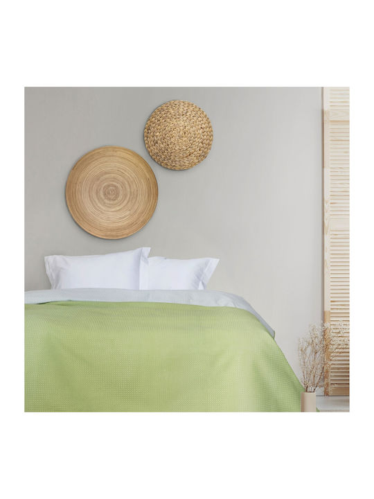 Kocoon Odelia Κουβέρτα Πικέ Υπέρδιπλη 220x260εκ. Green