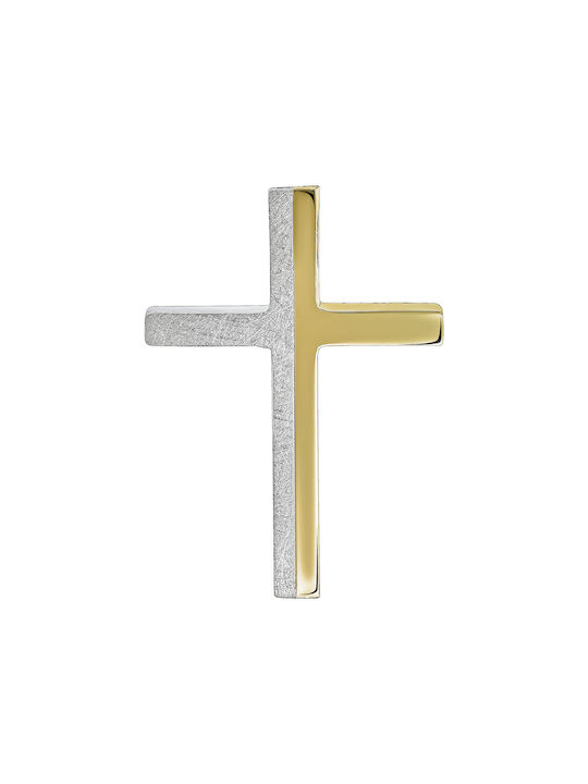 Kiriakos Gofas Men's Gold Cross 14K with Chain