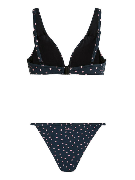 Protest Bikini Set Triangle Top & Slip Bottom Black