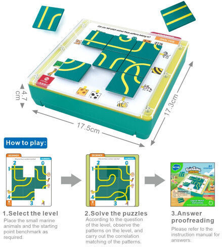 Board Game Λαβύρινθος for 1 Player 6+ Years Old (EN) Hola Toys