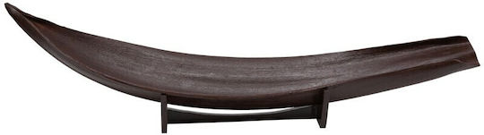 Obstschale Hölzernes Braun 66x12x15cm
