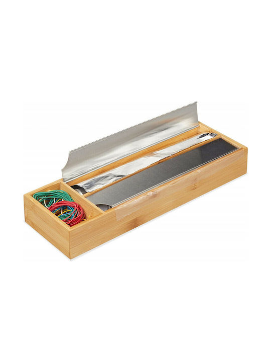 Relaxdays Βάση Οργάνωσης Ρολών Ξύλινη Μπεζ 5.5x13x13cm 10027490