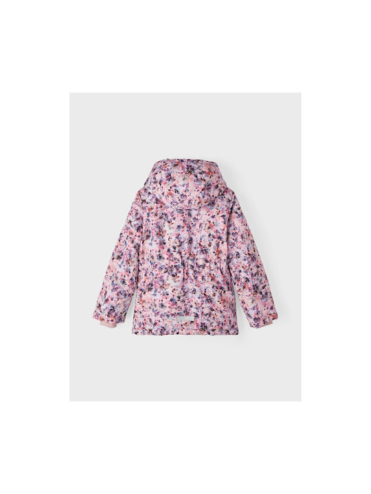 Name It Kinderjacke Kurz mit Kapuze Rosa