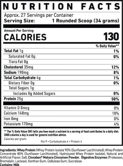 Ghost 100% Whey Protein Protein Whey Gluten Free with Flavor Cereal Milk 924gr
