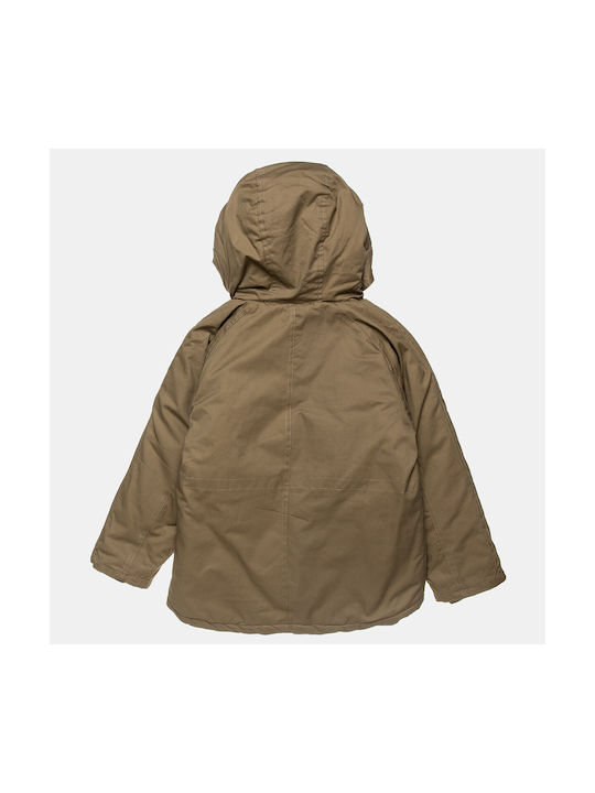 Alouette Boys Parka Beige with Lining & Ηood