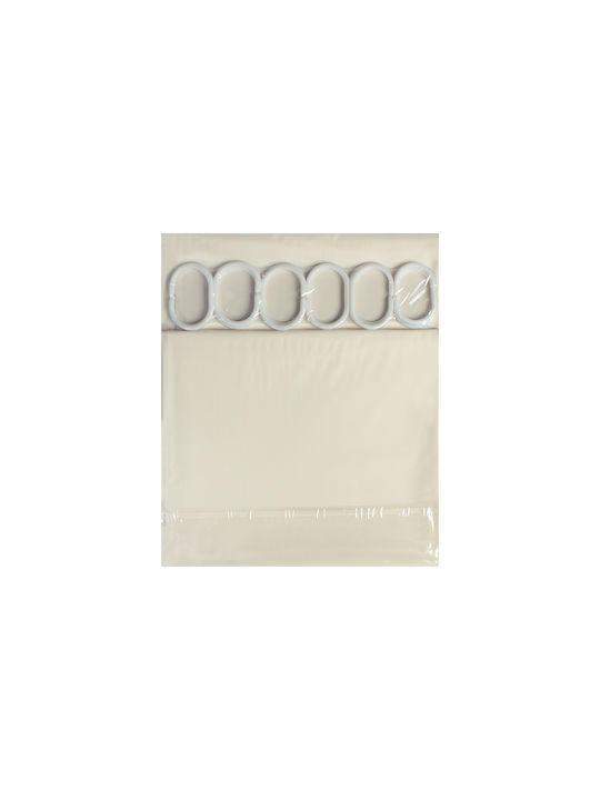 Keskor Shower Curtain 180x180cm Beige
