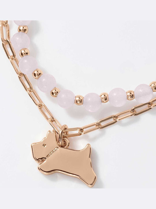 Radley Γυναικείο Βραχιόλι Αλυσίδα από Ανοξείδωτο Ατσάλι Επιχρυσωμένο