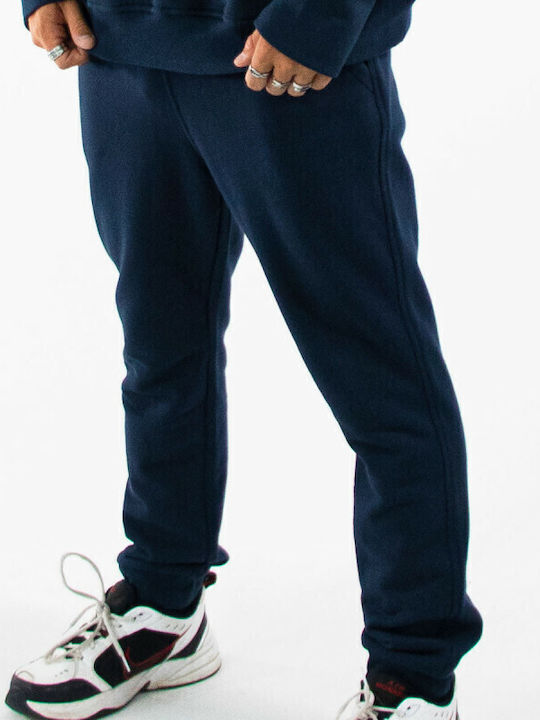 Northfinder Men's Sweatpants with Rubber Navy Blue