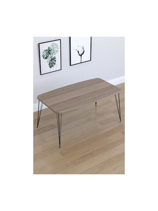 Masa Centrală Rectangulară Femi Din Lemn Cordoba L90xL50xÎ40cm