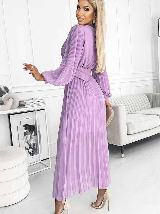 Numoco Summer Maxi Evening Dress Purple