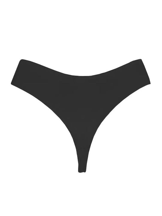 Βαμβακερά Damen Slip 3Pack Schwarz