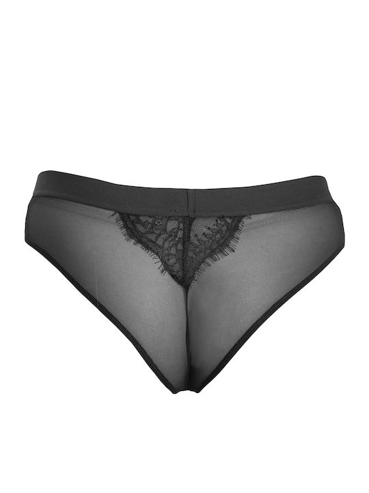 Femeie Brazilia cu Dantelă Negru