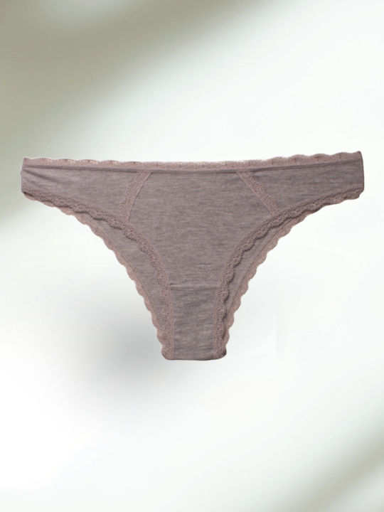 Βαμβακερά Γυναικεία Brazil 3Pack με Δαντέλα