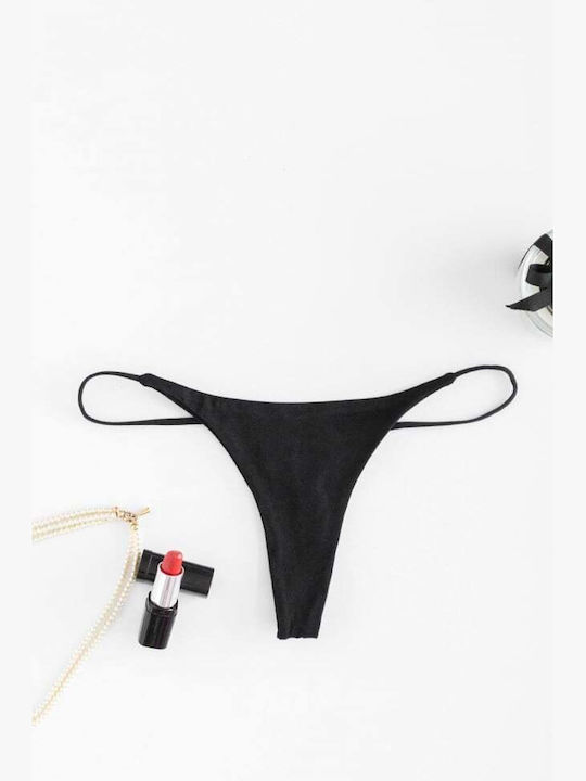 Γυναικείο String Μαύρο