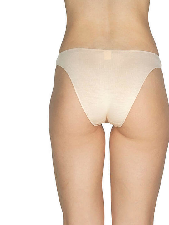 A.A UNDERWEAR Women's Slip 3Pack Seamless Beige