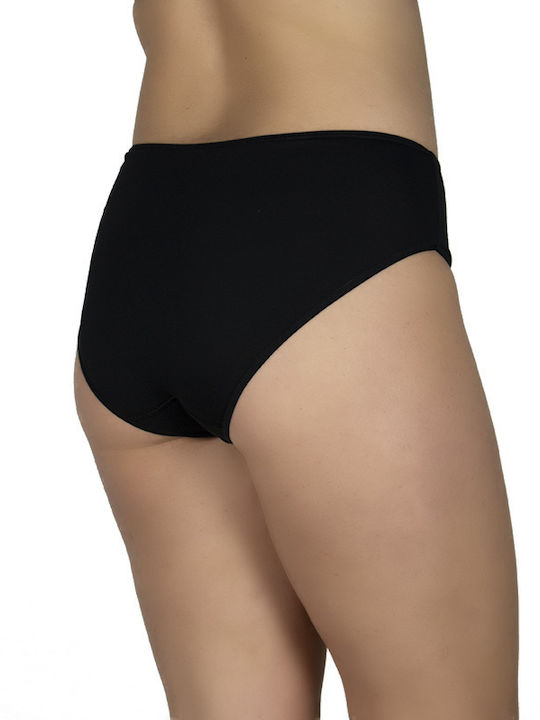 A.A UNDERWEAR Baumwolle Damen Slip Schwarz