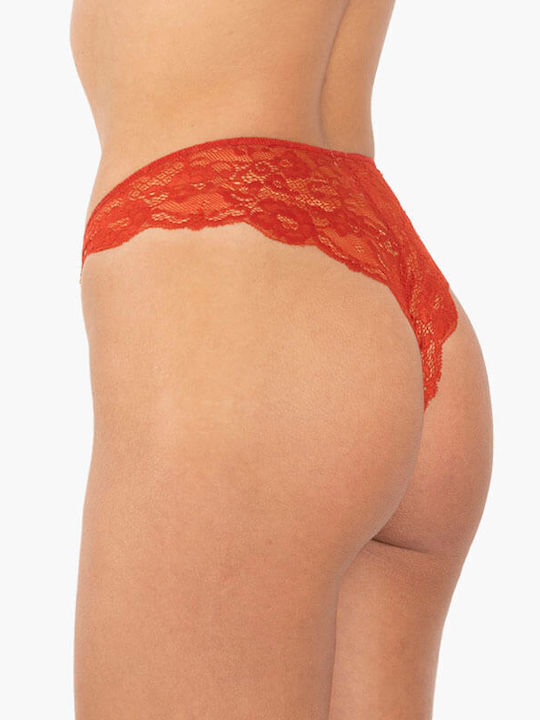 A.A UNDERWEAR Baumwolle Damen Brasilien mit Spitze Weiß