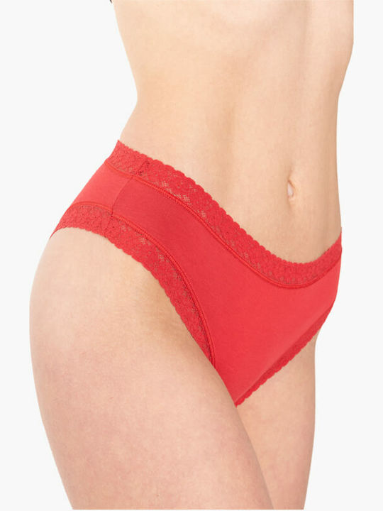 Plus Γυναικεία Slip 3Pack με Δαντέλα Μαύρα