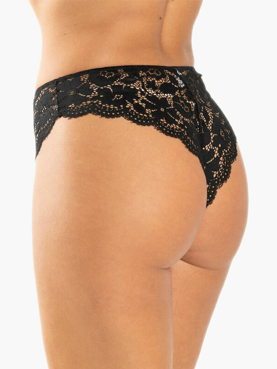 Women's Brazil 2Pack with Lace Black