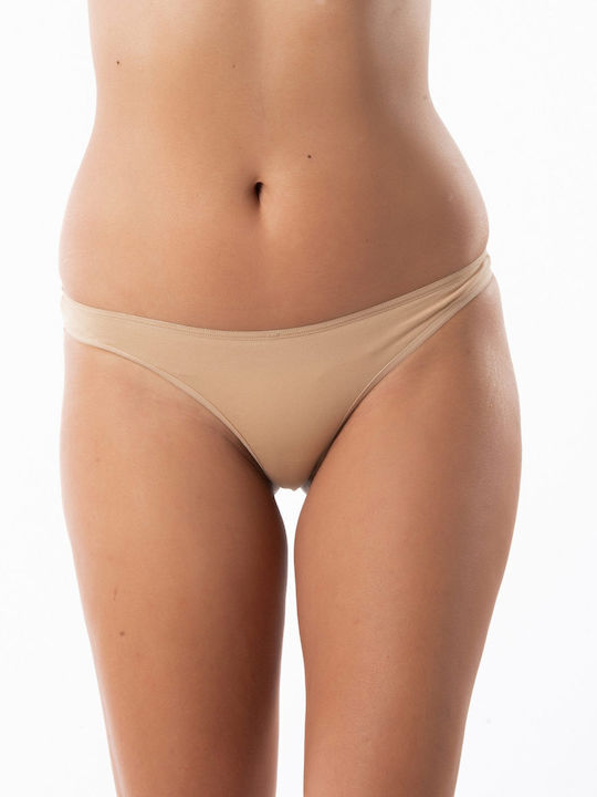 MEI Baumwolle Damen Zeichenfolge Beige