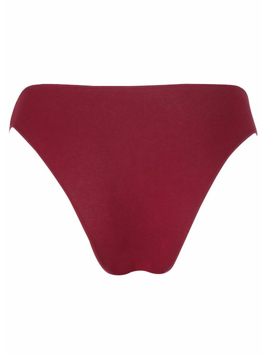 G Secret Cotton Women's Slip Seamless Burgundy