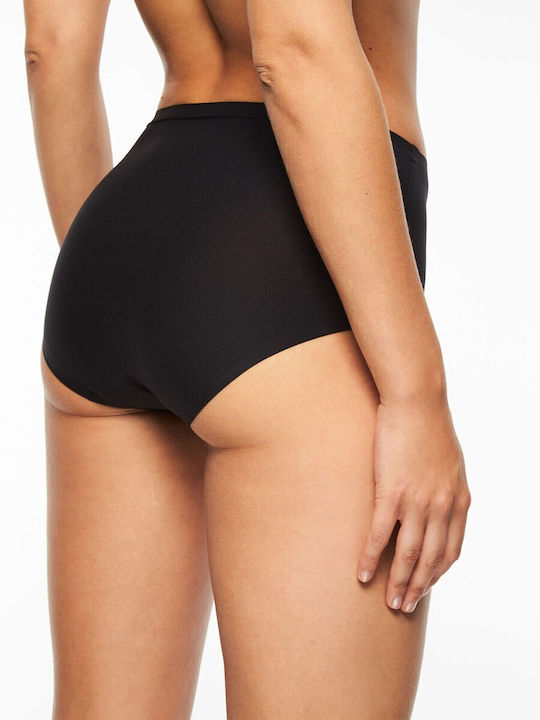 Promise High Waist Women's Slip 2Pack Seamless Black