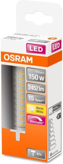 Ledvance LED-Lampe 18.2W 118mm für Fassung R7S Warmes Weiß 2452lm Dimmbar