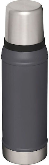 Stanley Classic Legendary Μπουκάλι Θερμός Ανοξείδωτο BPA Free 750ml Charcoal με Καπάκι-Κύπελλο